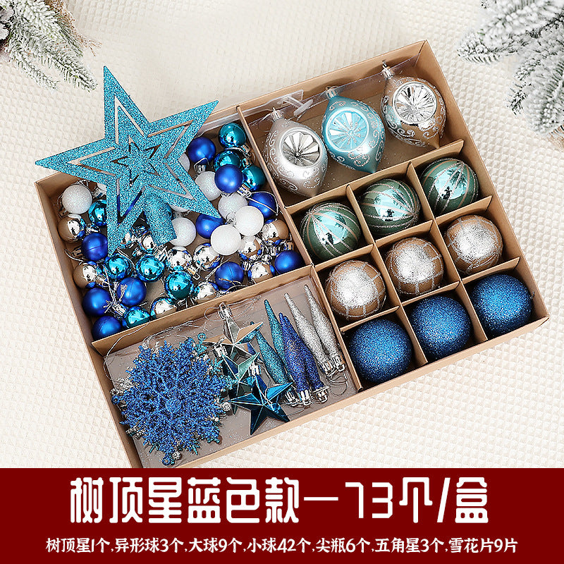 Christmas Ball Decoration Ball Christmas Tree Hanging Ball Pendant Color Ball Glossy Ball Hanging Ornament Cartoon Ball Christmas Sequin