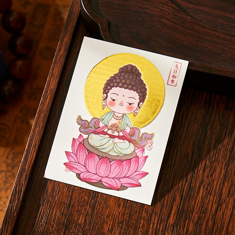 Putuo Mountain Annual Blessing Set - Personalized Zodiac Buddha & 8 Guardians Talisman, Protection for Ben Ming Nian (Birth Year)