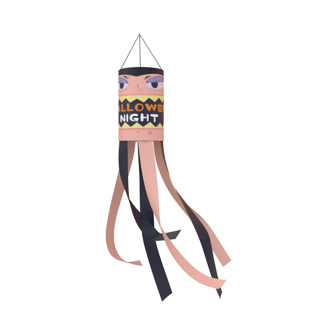 American Independence Day Themed Windsock Flag Outdoor Windsock Yard Scene Atmosphere Decoration Semi-Circular Flag