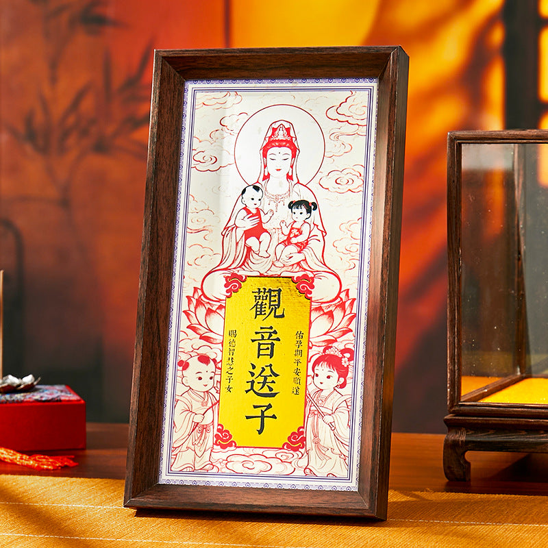 Sending Children to Guanyin for Blessing "- Inviting the Prayer for Children from Guanyin Hall into Daily Life