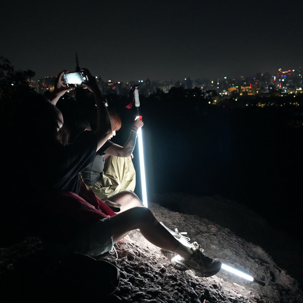 Luminous Hiking Stick Professional Night Walking Stick Climbing Gear Ultralight Lighting Trekking Convenient