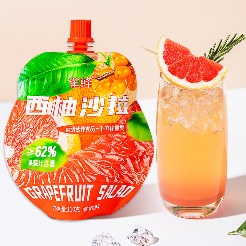10Liquid Salad with Fruit and Vegetable Seeds110ml/Bag0Fat Meal Replacement Liquid Salad Fruit and Vegetable Juice Drink Slimming Drink