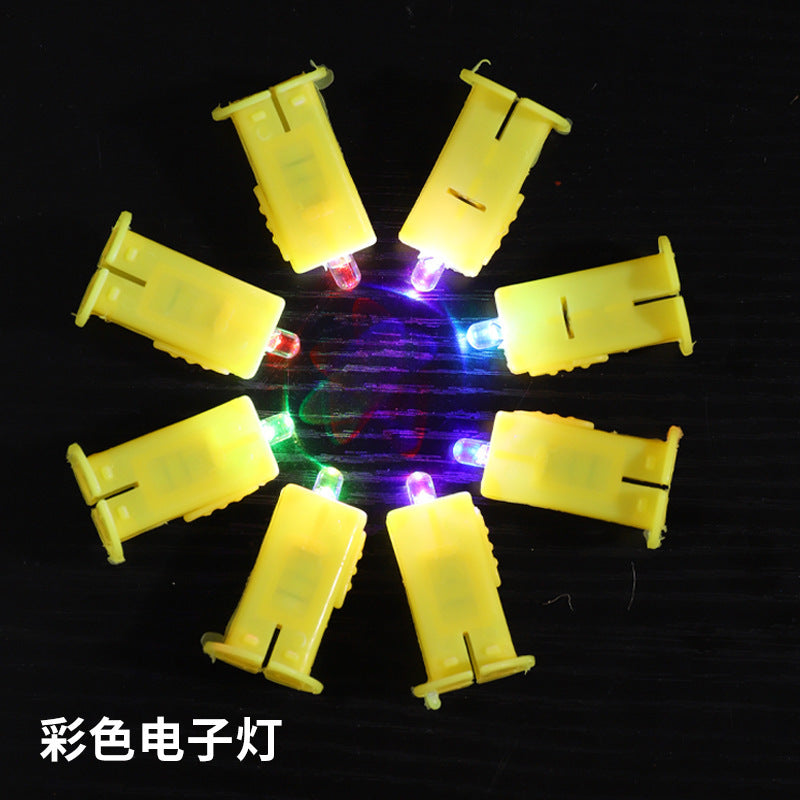 Chinese Style Dragon Dance Lantern Children's Handheld Glowing Lantern Kindergarten Handicraft diy Traditional Lantern Stall with Rotating Lantern