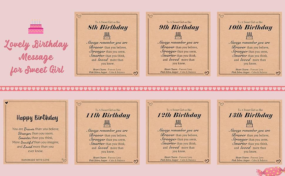 Courage Affirmation Bracelet - Pink Zebra Stone Elastic Bead Bracelet, Handmade Gift of Love & Strength