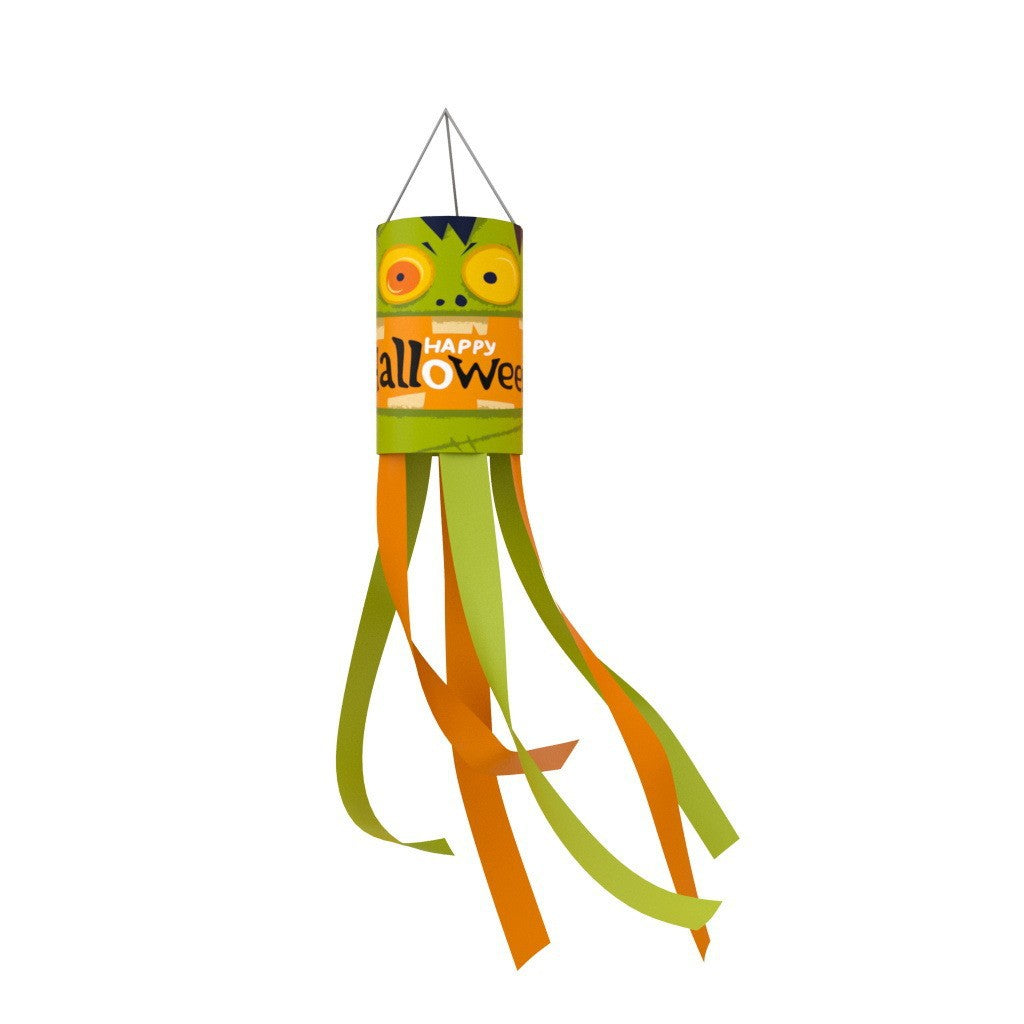 American Independence Day Themed Windsock Flag Outdoor Windsock Yard Scene Atmosphere Decoration Semi-Circular Flag