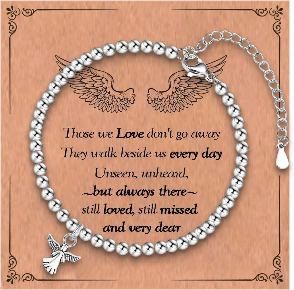 Bee, Elephant & Ladybug Charm Bracelet - Sterling Silver Plated Inspirational Gift for Women