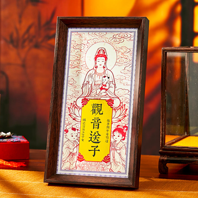 Sending Children to Guanyin for Blessing "- Inviting the Prayer for Children from Guanyin Hall into Daily Life