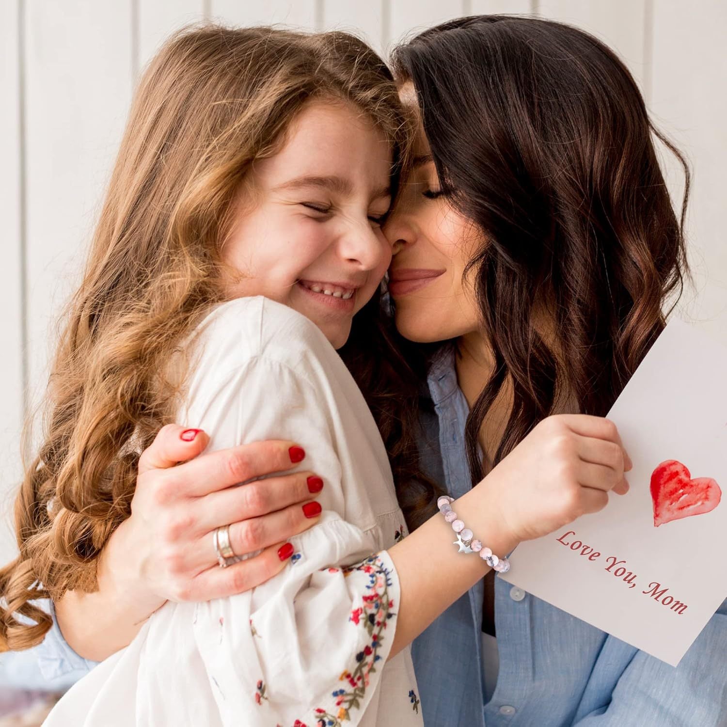 Fox Girl Charm Bracelet - Green Chrysoprase & Pink Zebra Stone Beaded Bracelet, Talisman for the Brave & Sweet