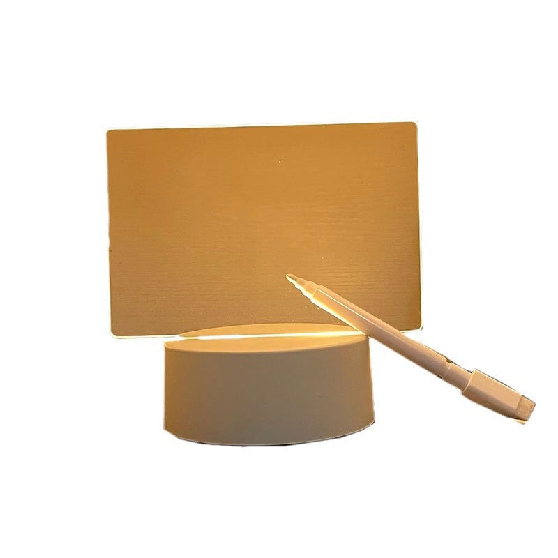 3d Night Light Handwriting Board Activity Glowing Acrylic Memo Creative Atmosphere Desk Lamp Customizable DIY Gift