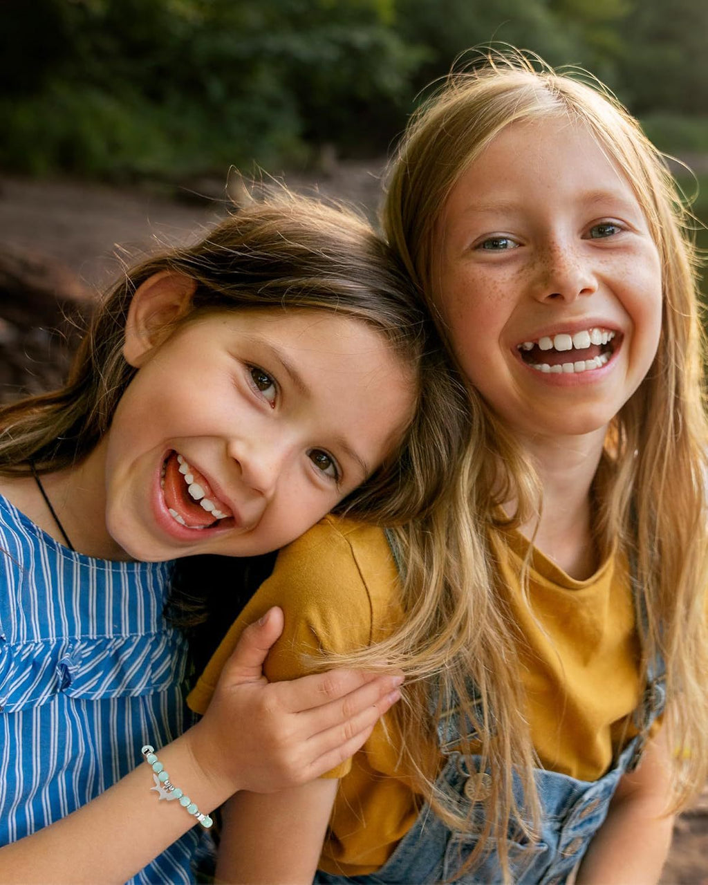 Fox Girl Charm Bracelet - Green Chrysoprase & Pink Zebra Stone Beaded Bracelet, Talisman for the Brave & Sweet