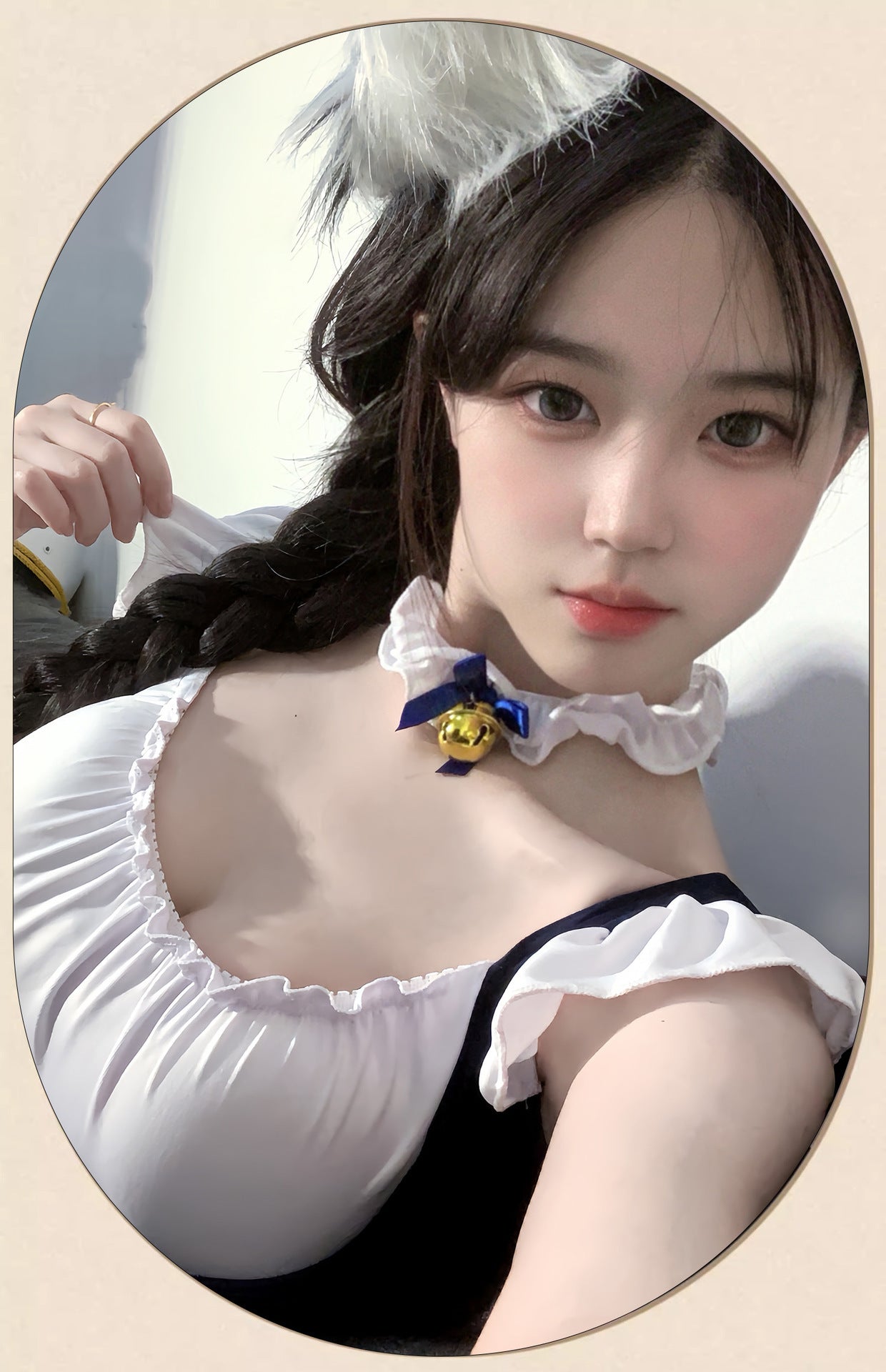 Cute and Adorable Strap Maid Apron Private Sailor Super Spicy Small Chest Enhancing Pure Maid