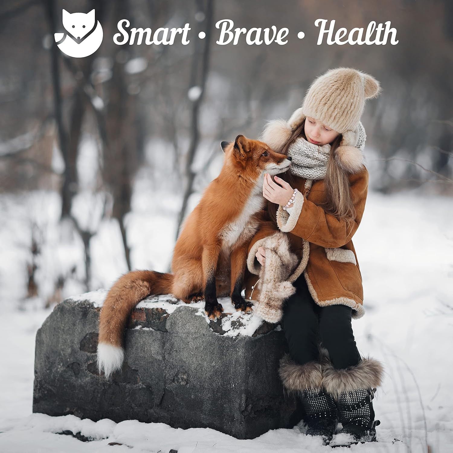 Fox Girl Charm Bracelet - Green Chrysoprase & Pink Zebra Stone Beaded Bracelet, Talisman for the Brave & Sweet