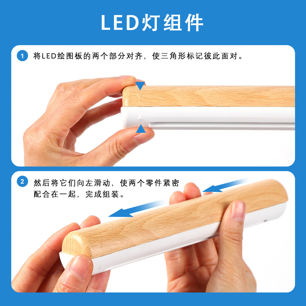 Colorful Touch Children's Luminous Message Board Erasable Writing Board Luminous Acrylic Bedroom Night Light