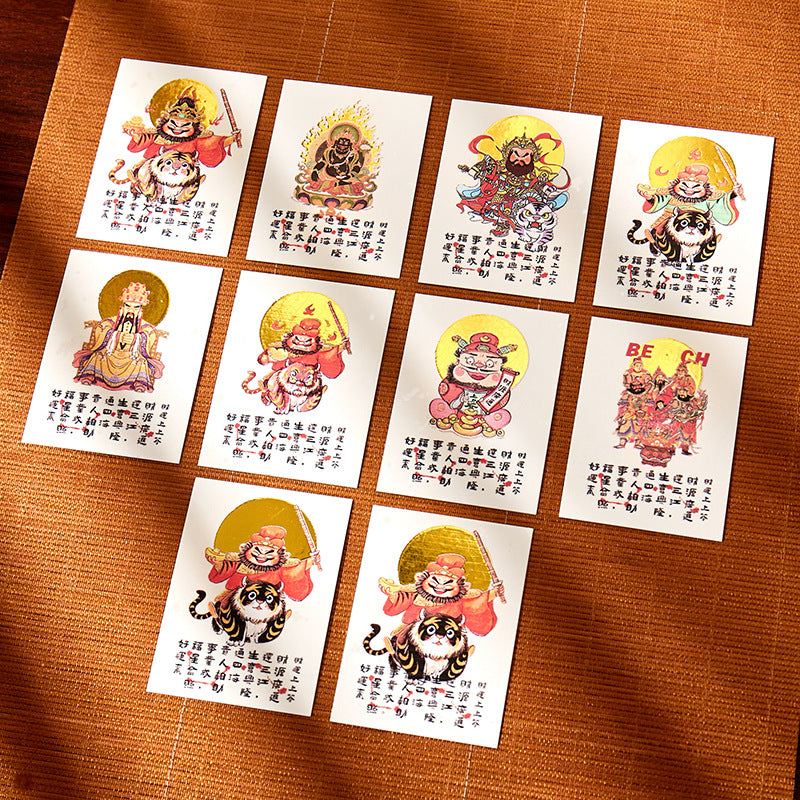 This is not just stickers, it's a cyber handshake between young people and the God of Wealth - using cuteness to dissolve seriousness and using mysticism to light up daily life