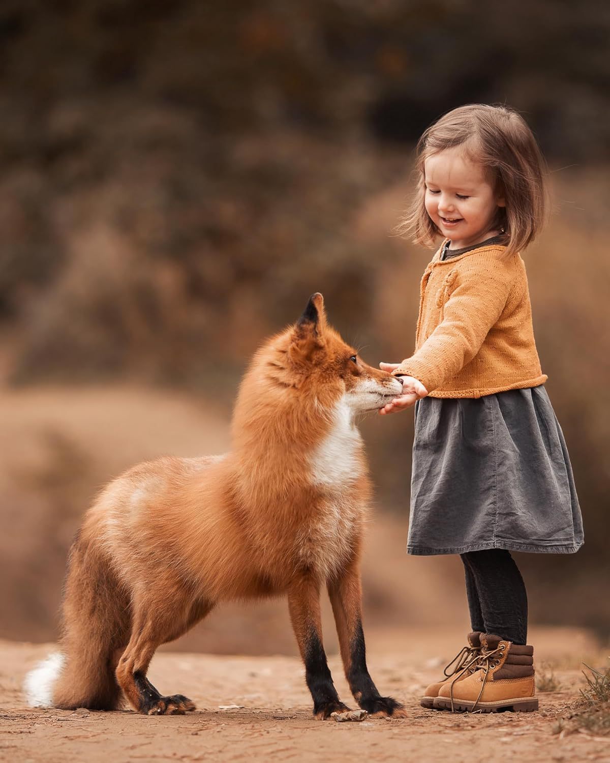 Fox Girl Charm Bracelet - Green Chrysoprase & Pink Zebra Stone Beaded Bracelet, Talisman for the Brave & Sweet