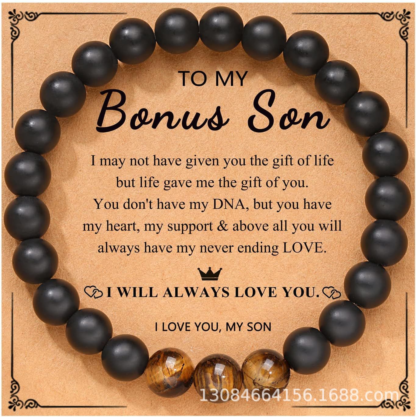 5-in-1 Energy Balance Bracelet - Amethyst, Obsidian, Lava Stone, Pink Zebra & Rhodochrosite Beaded Bracelet for Women