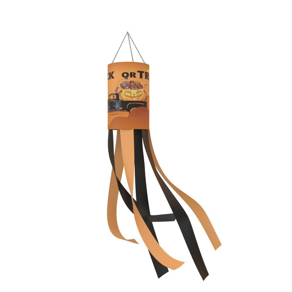 American Independence Day Themed Windsock Flag Outdoor Windsock Yard Scene Atmosphere Decoration Semi-Circular Flag