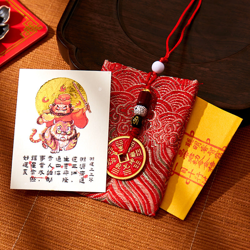 This is not just stickers, it's a cyber handshake between young people and the God of Wealth - using cuteness to dissolve seriousness and using mysticism to light up daily life