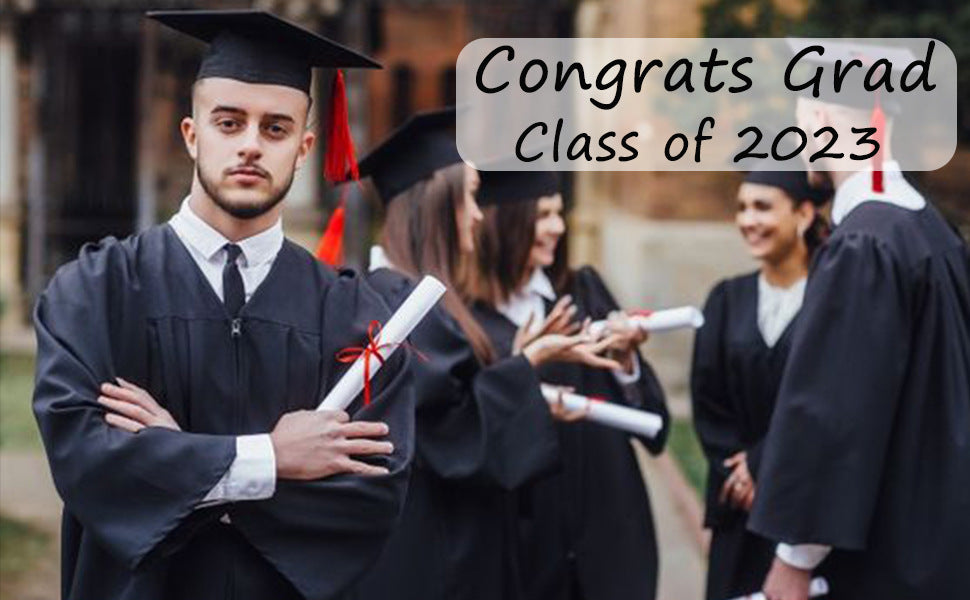 The Adventure Begins" Graduation Bracelet for Men - Tiger's Eye & Lava Stone Bead Bracelet, Gift for Grads