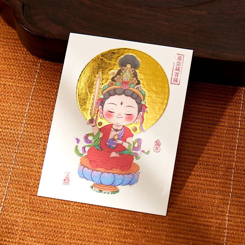 Putuo Mountain Annual Blessing Set - Personalized Zodiac Buddha & 8 Guardians Talisman, Protection for Ben Ming Nian (Birth Year)