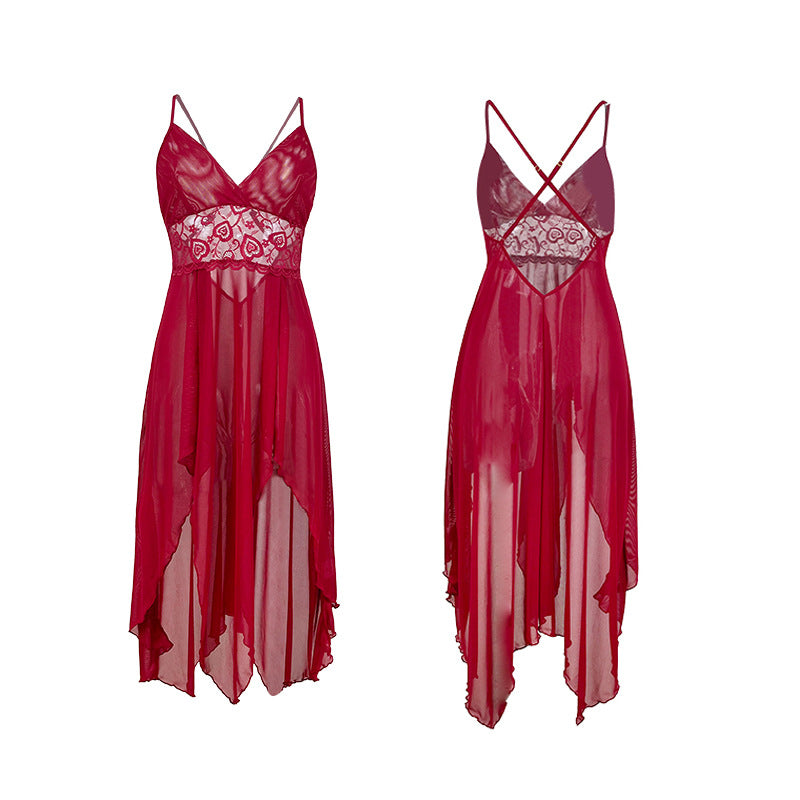 European and American Style Lingerie Sexy Nightclub V Backless Sleeveless Strap Dress Manufacturer863