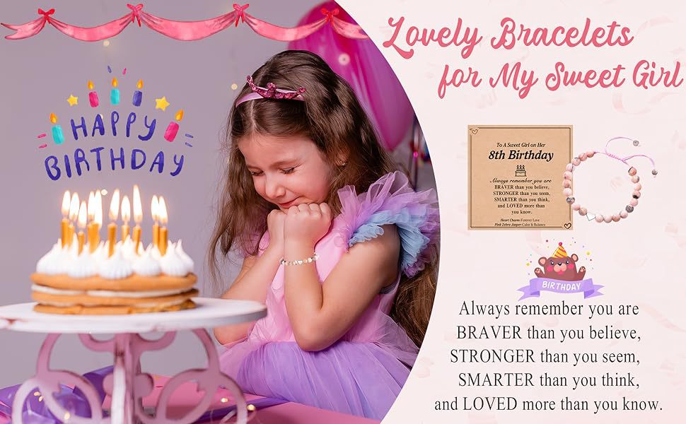 Courage Affirmation Bracelet - Pink Zebra Stone Elastic Bead Bracelet, Handmade Gift of Love & Strength