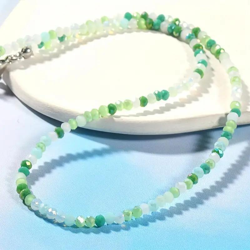 Rainbow Crystal Energy Necklace - Multi-color Gemstone Choker for Women, Positive Vibes Jewelry