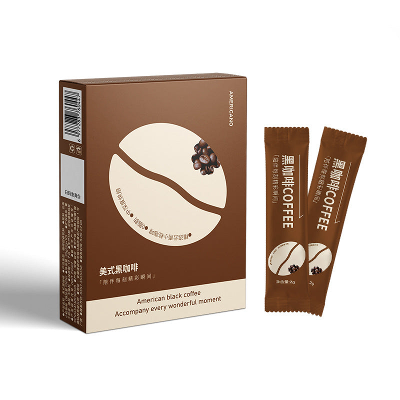 American Black Coffee0Fat Sports Fitness Instant Coffee Powder OEM Yunnan Small Grain Coffee