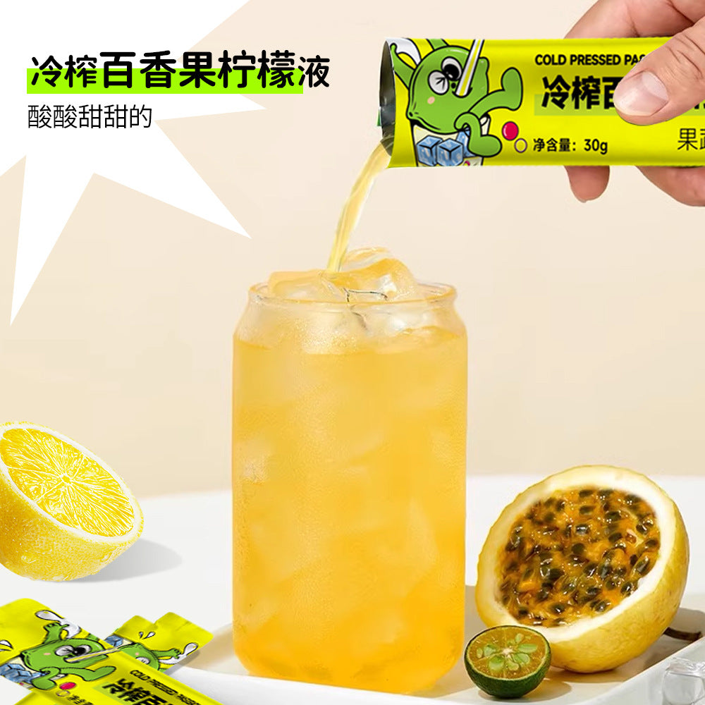 Bee240g Cold Pressed Passion Fruit Lemonade Lemon Concentrate Complex Fruit Juice Drink Lemonade